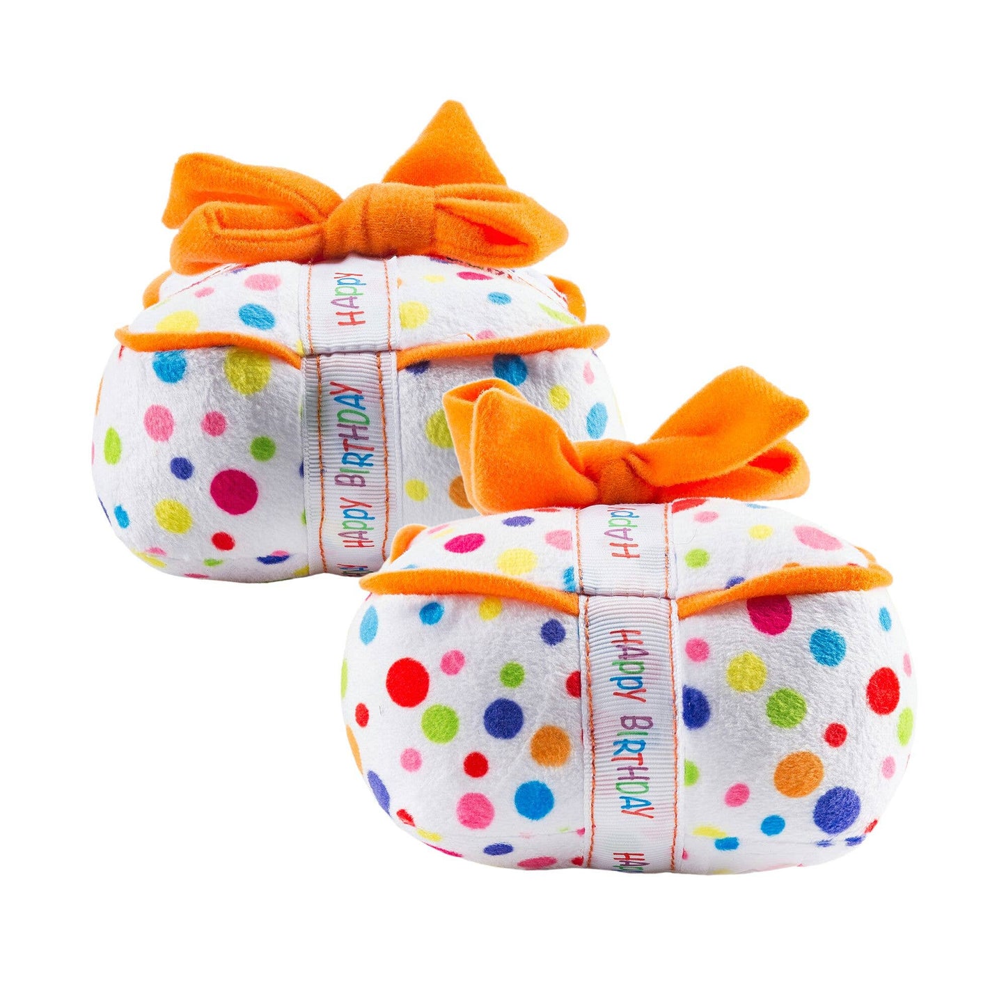 Haute Diggity Dog Happy Birthday Gift Box Hondenspeeltje met Pieper