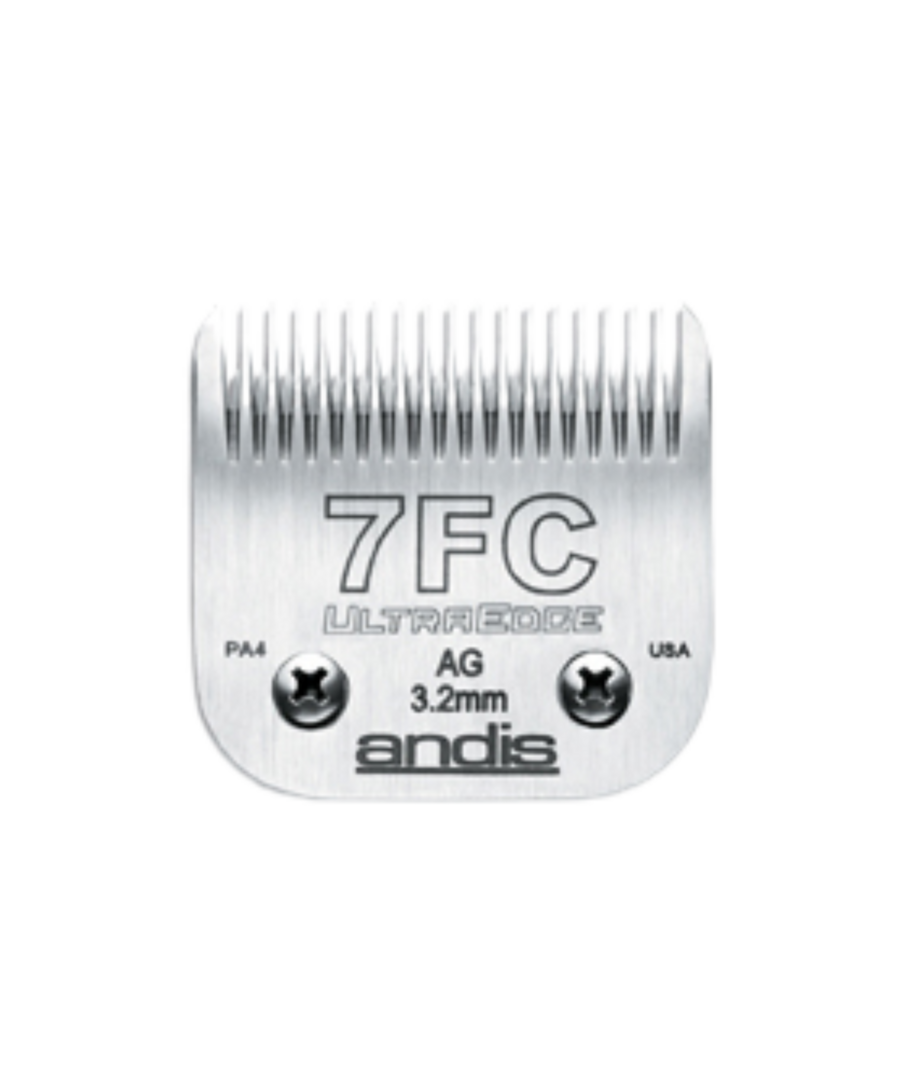 Andis scheerkop Size 7 FC (3,2 mm) – fijn getande Snap-On vervangkop voor honden- & kattenvacht