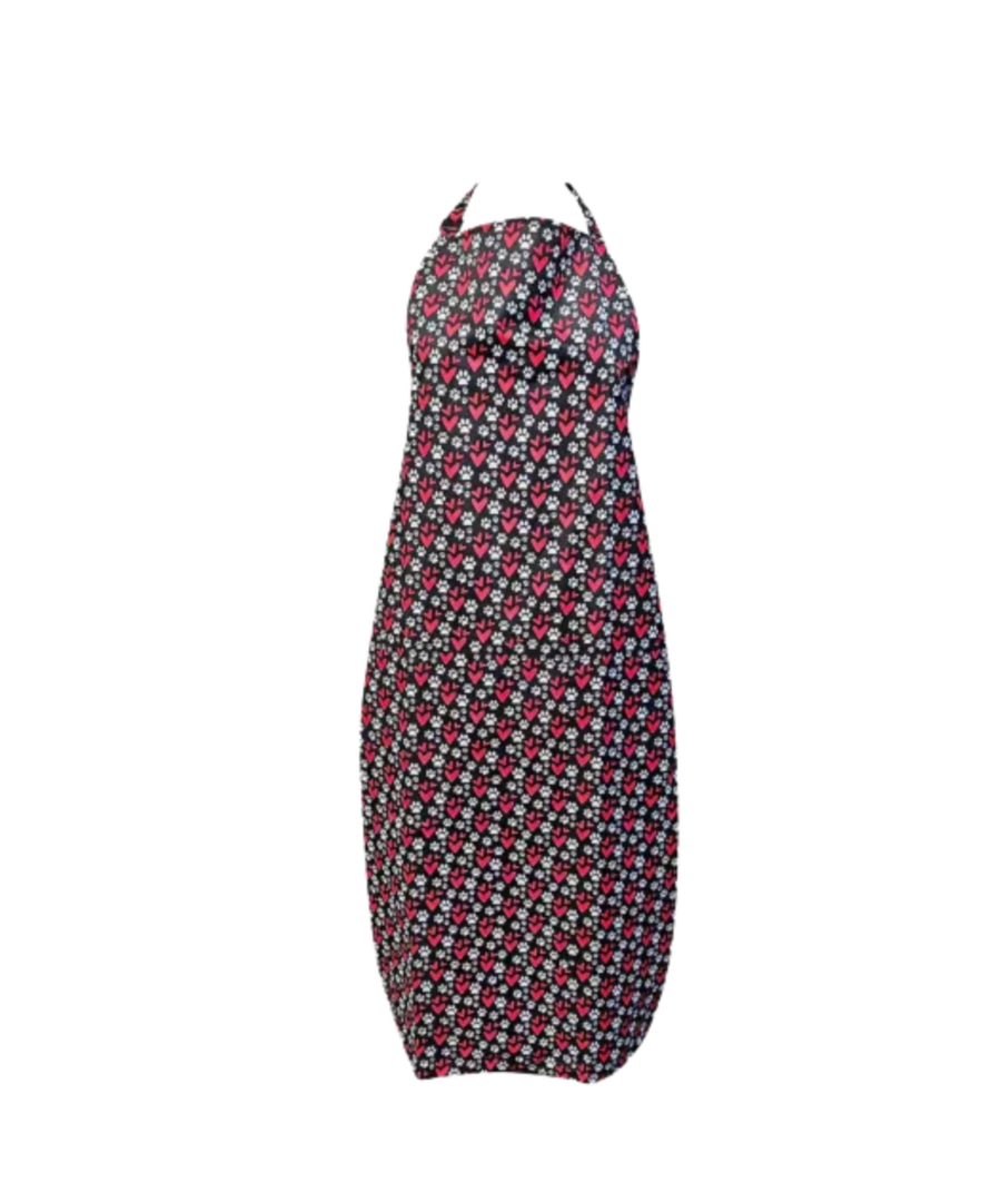 Wasschort luipaard/zebra print – bescherm je kleding bij hond wassen