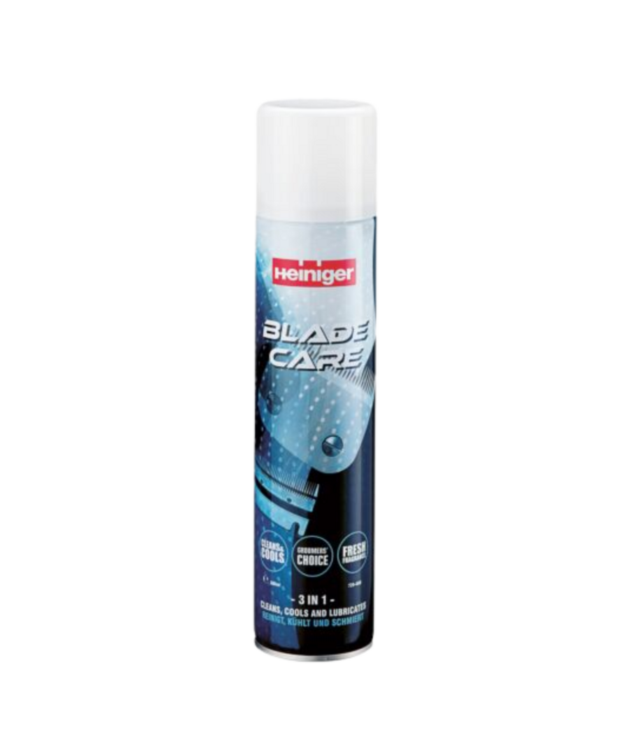Heiniger Blade Care 3-in-1 Spray 300 ml – onderhoudsspray voor scheerkoppen (reinigt, smeert & koelt)