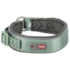 Trixie Premium Halsband Extra Breed – comfort & kracht (Salie)