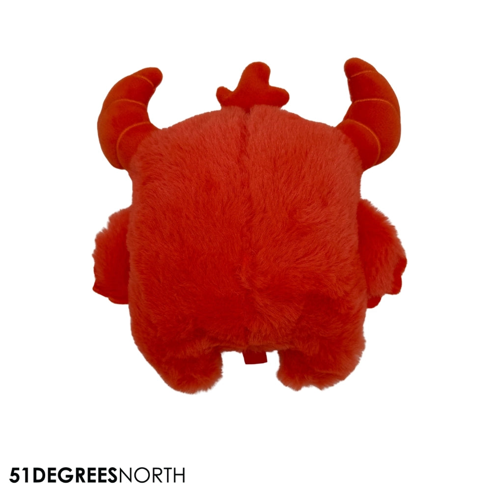 51 Degrees North Monster Bulley – Pluche Hondenspeelgoed met Pieper 20 cm