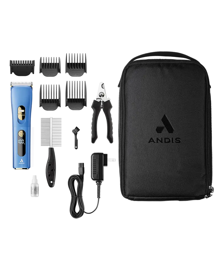 Andis enVISION Cordless Clipper Pet Accu Trimmer met 12-Delige Set