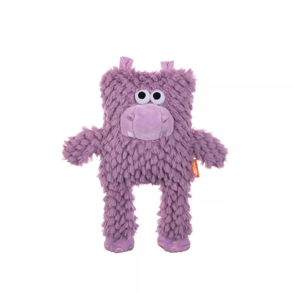 Growl Block Heads Chompy het Nijlpaard – Pluche Hondenspeeltje met Verborgen Pieper