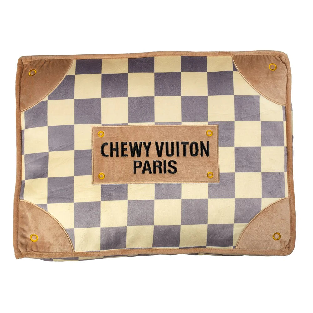 Chewy Vuiton Bed – Checker design & fashion look
