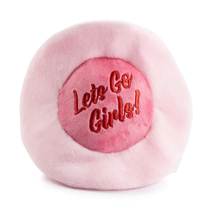 Haute Diggity Dog Pink Cowgirl Hoed Hondenspeeltje met Pieper en Knisper
