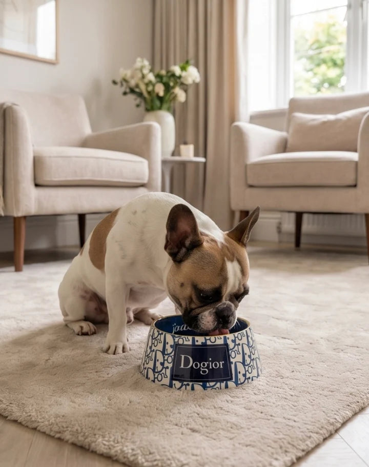 Haute Diggity Dog Dogior Hondenvoerbak – Blauw medium