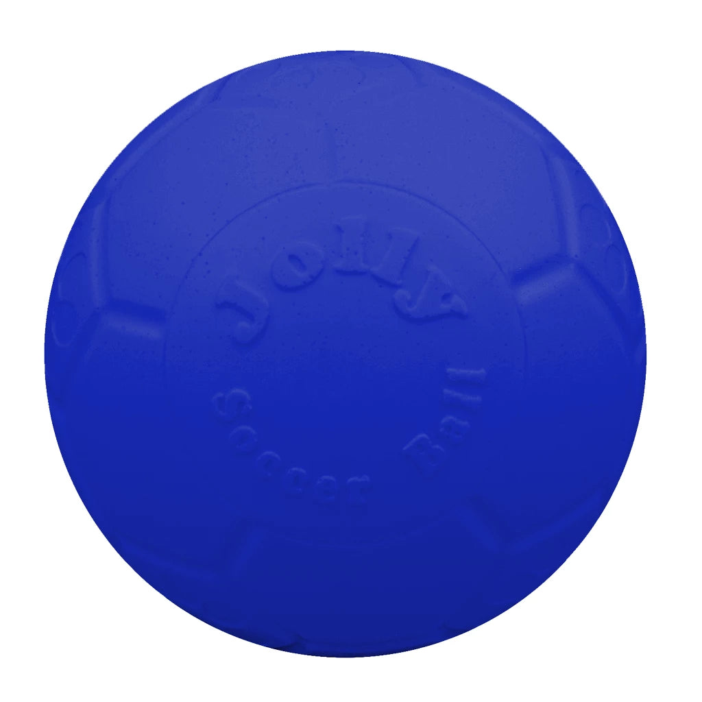 Jolly Soccer Ball Blauw S 15cm | Lekvrije Voetbal