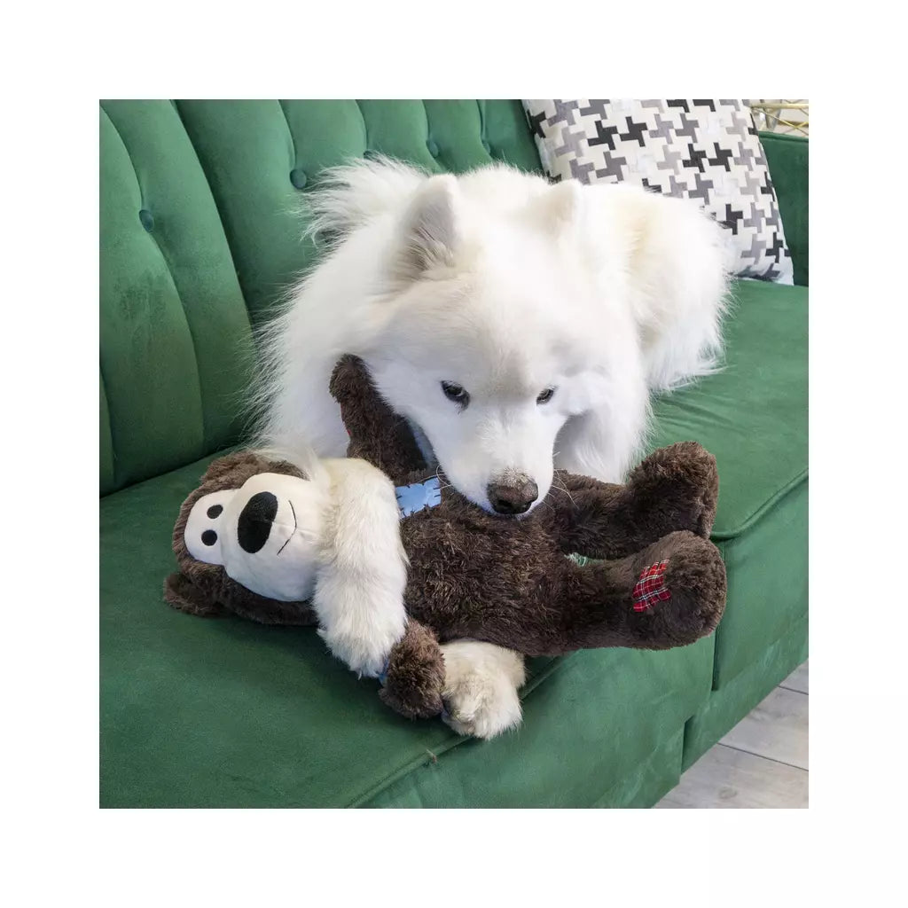 KONG XXL Knots Wild Bear – robuuste knuffel met skelet & geluid