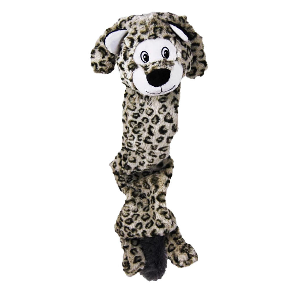 KONG Stretchezz Snow Leopard XL - Pluche Hondenspeelgoed