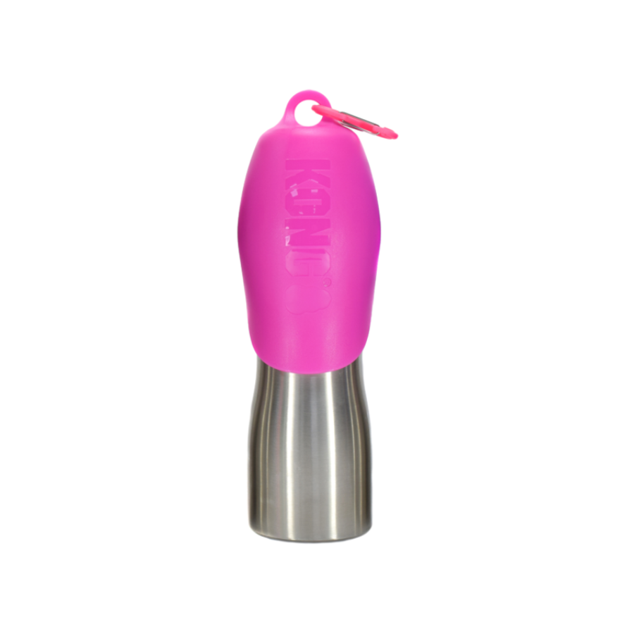 KONG H2O Drinkfles – 740 ml – Roze (RVS)