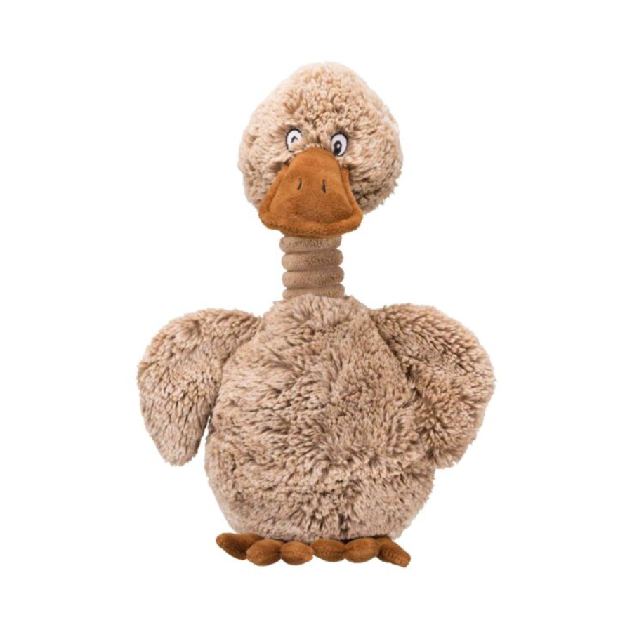 Trixie pluche eend hondenspeeltje 38 cm met pieper