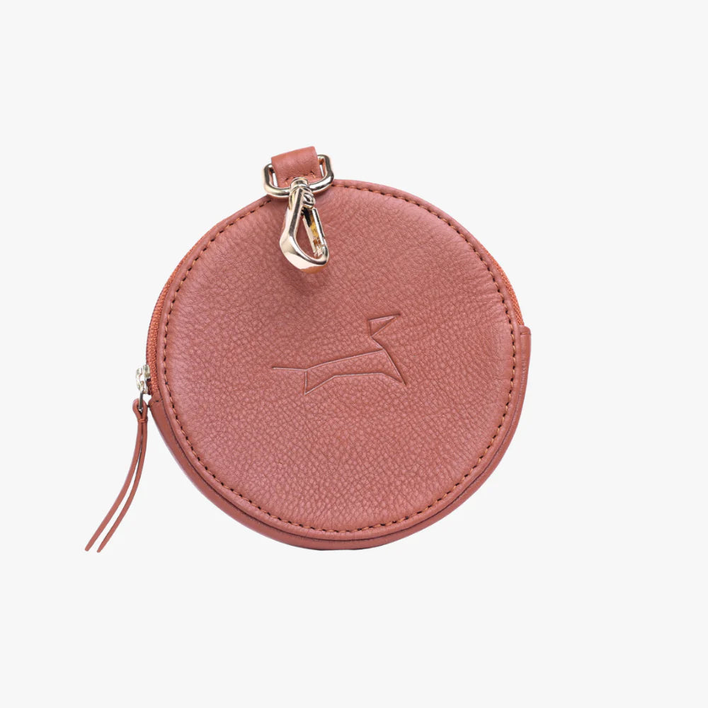 Wild Bag Cheetah – Leren beloningstasje & poepzakjeshouder hond