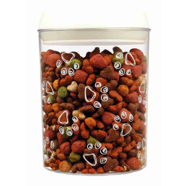 Trixie Voer- en Snoeppot 1,5 Liter – Luchtdichte Bewaarpot voor Hondensnacks