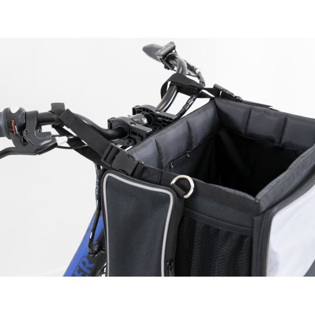 Trixie Hondenfietsmand Front-Box Voorop – Zwart/Grijs