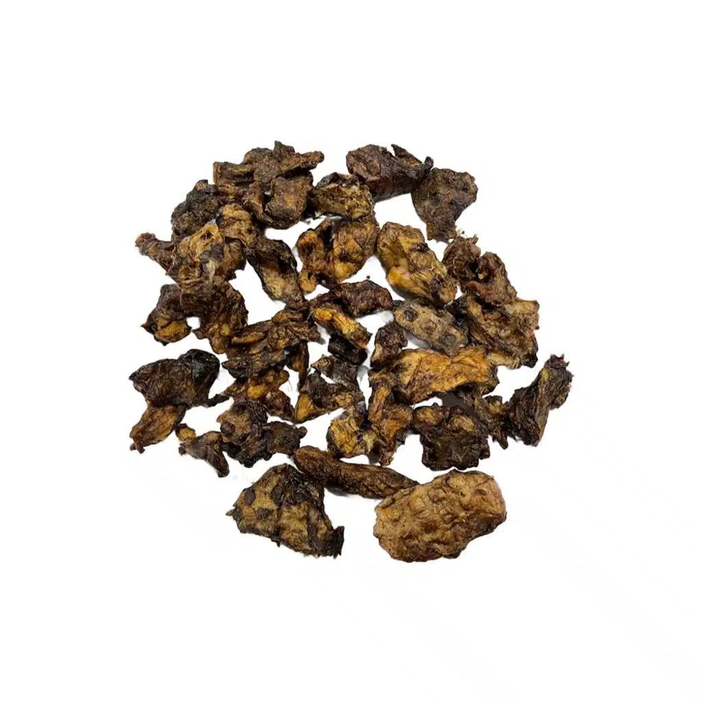 runderlong hondensnack, trainingssnack rund, beloningssnoepjes hond
