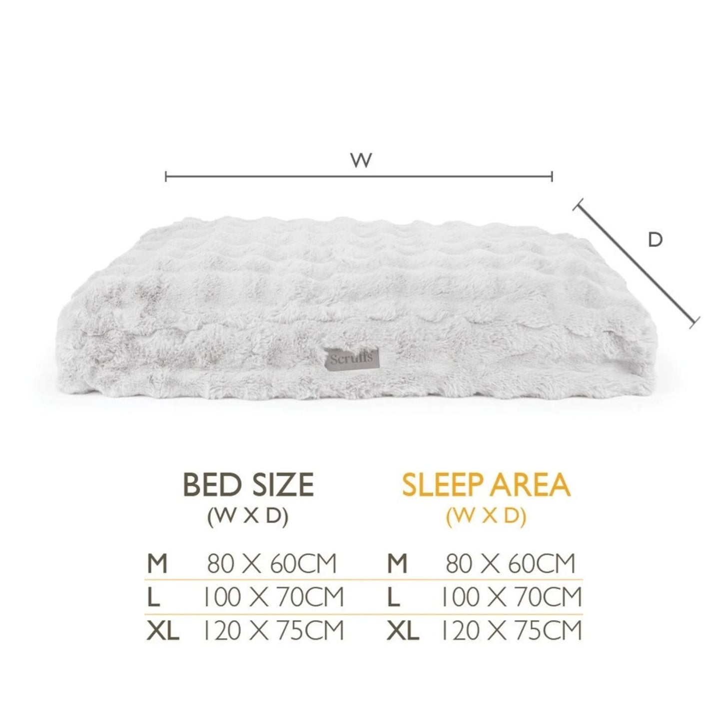 Scruffs Alpine Mattress Hondenkussen – Taupe