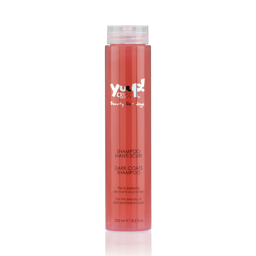 Yuup Dark Coats Shampoo – intens glansherstellende shampoo voor donkere & zwarte vacht (250 ml)