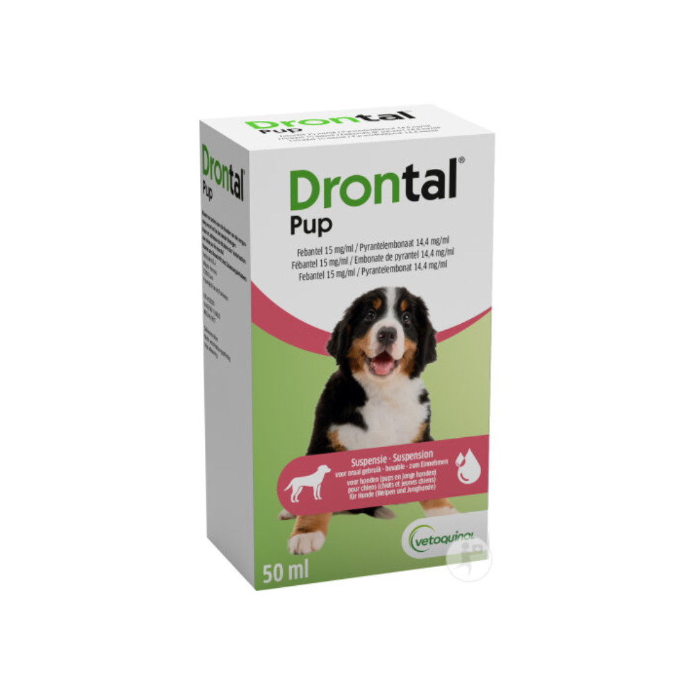 Drontal Pup 50 ml – Puppy ontworming vloeistof voor honden
