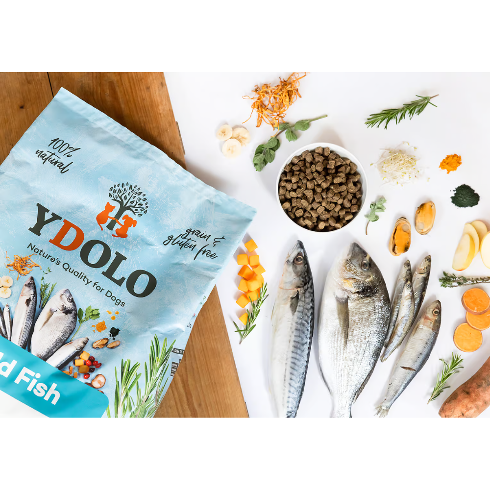 YDOLO Healthy & Pure Wild Fish – Semi-Moist Hondenvoer 2,5 & 10 kg