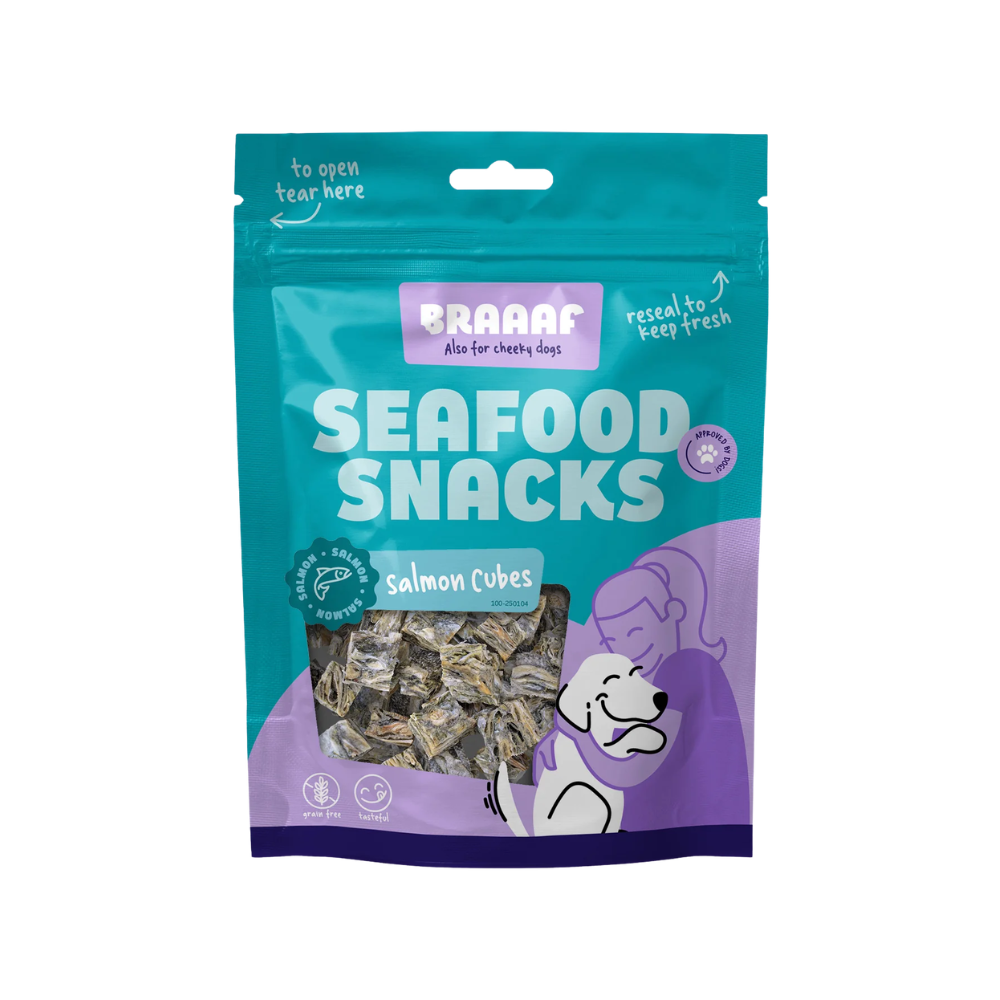 Braaaf Zalmblokjes – Natuurlijke Hondensnacks 70 g