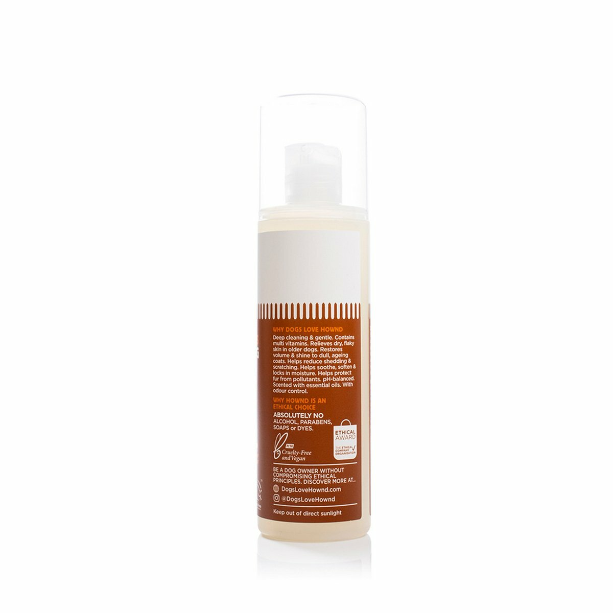 Hownd Golden Oldies Shampoo – Verzorgende shampoo voor oudere honden (250 ml)
