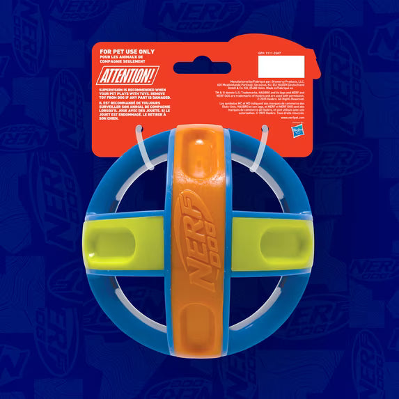 NERF DOG Giggle Ball – Interactieve Hondenbal met Geluid 12,7 cm