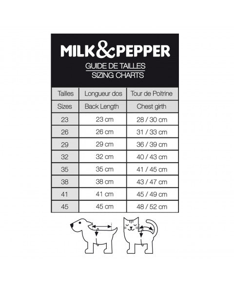 Milk & Pepper Leopold – Omkeerbare Hondenjas Taupe
