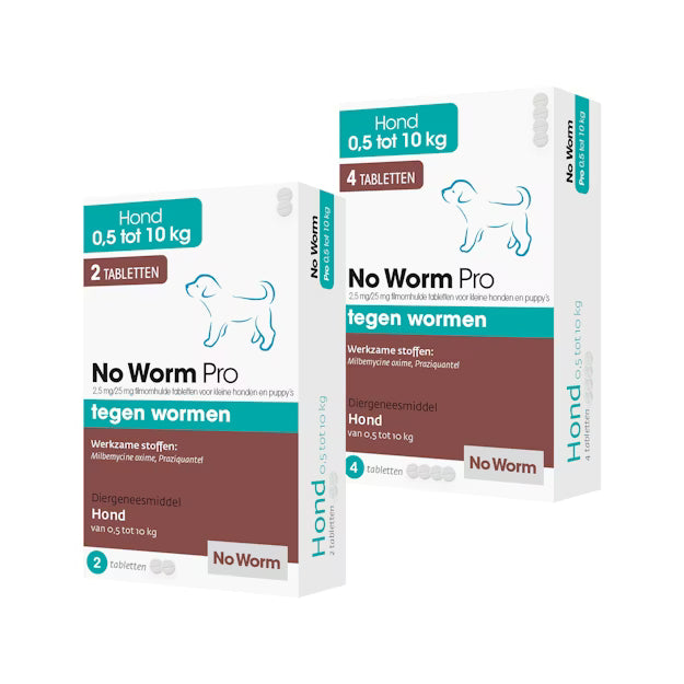 No Worm Pro Puppy ontwormingstabletten productfoto