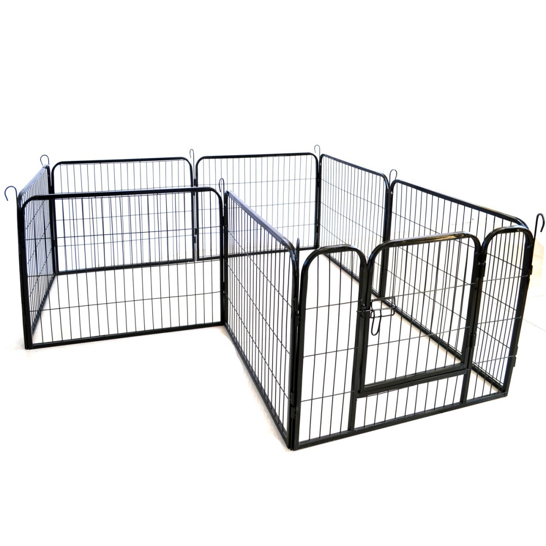 Prime Line Puppy Ren – Stevige metalen hondenren met deur & dubbel slot (meerdere maten)