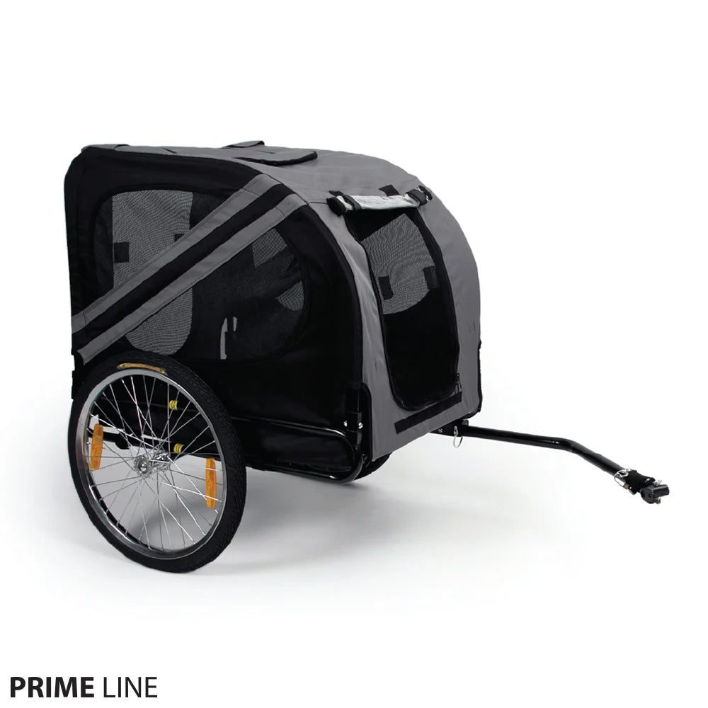 Prime Line Fietskar 40 kg zwart/grijs