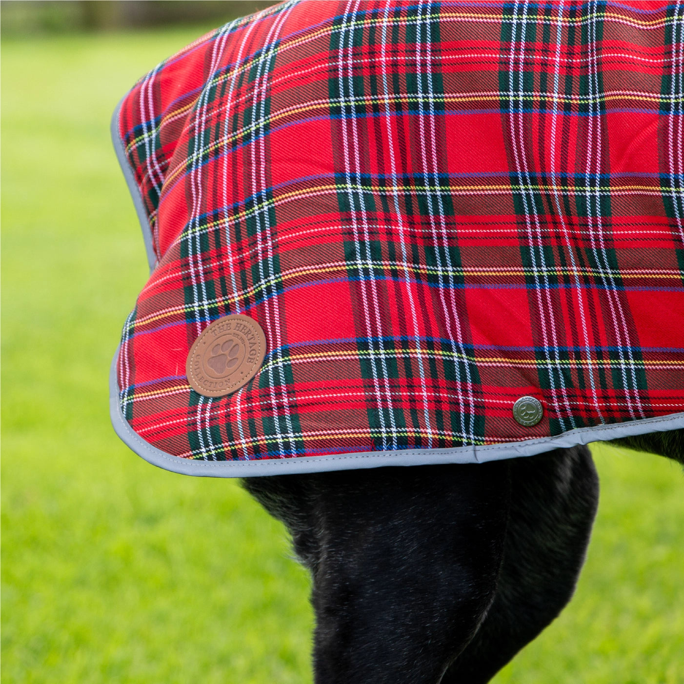Tartan Highland Jas – klassieke rood-tartan stijl & warmte