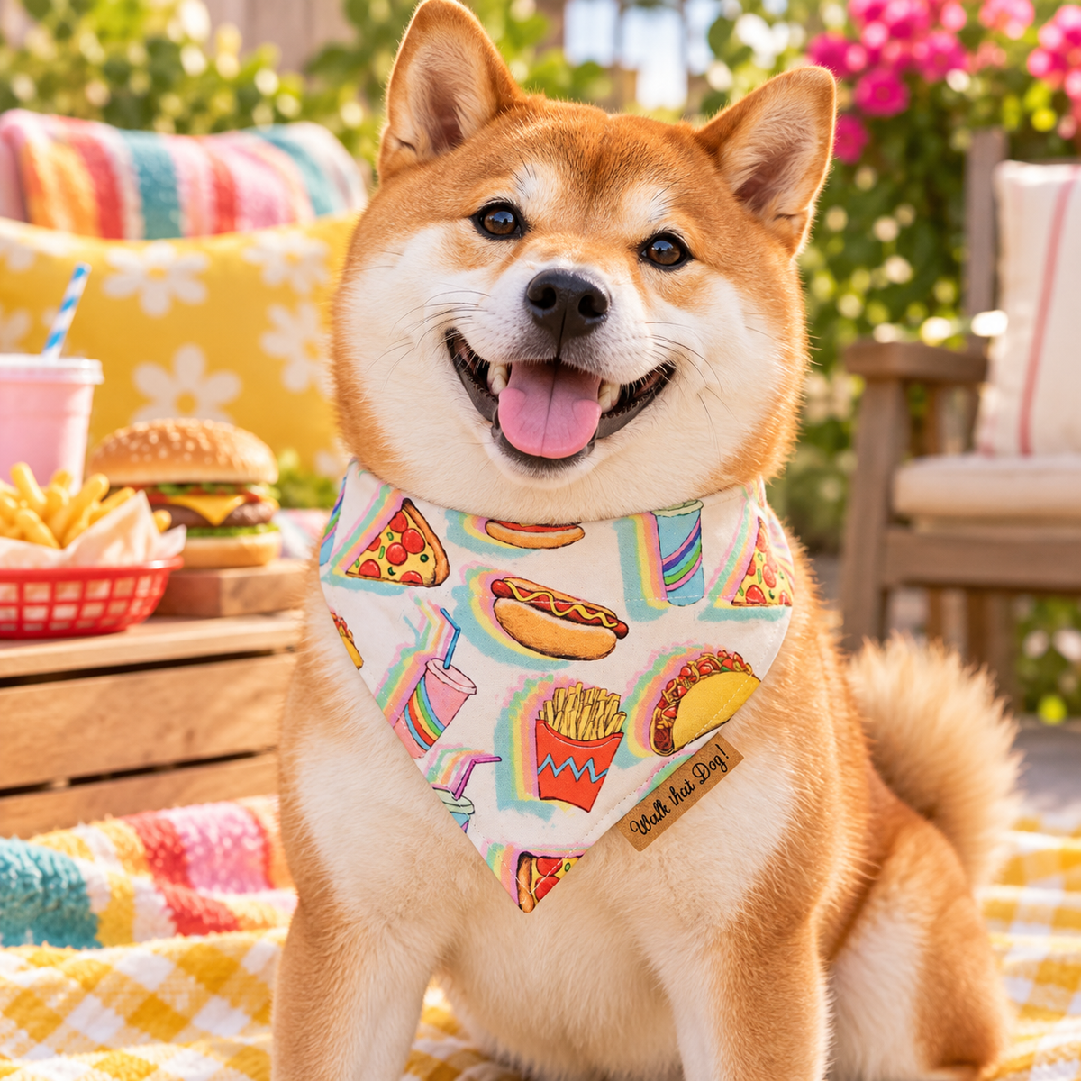 Walk That Dog Fastfood – Hondenbandana