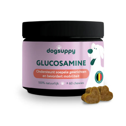 DogSuppy Glucosamine chewies – gewrichtssupplement voor honden (180 g / 60 stuks)