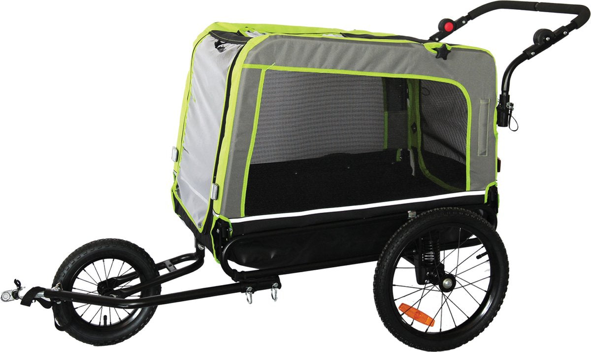 Fietskar en buggy in één – Comfort & avontuur voor jouw hond