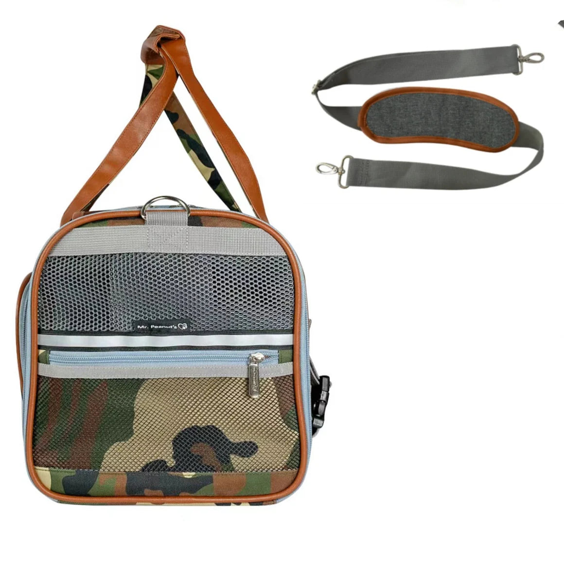 Mr. Peanuts Reis Draagtas Zebra – Comfort in stijl voor onderweg