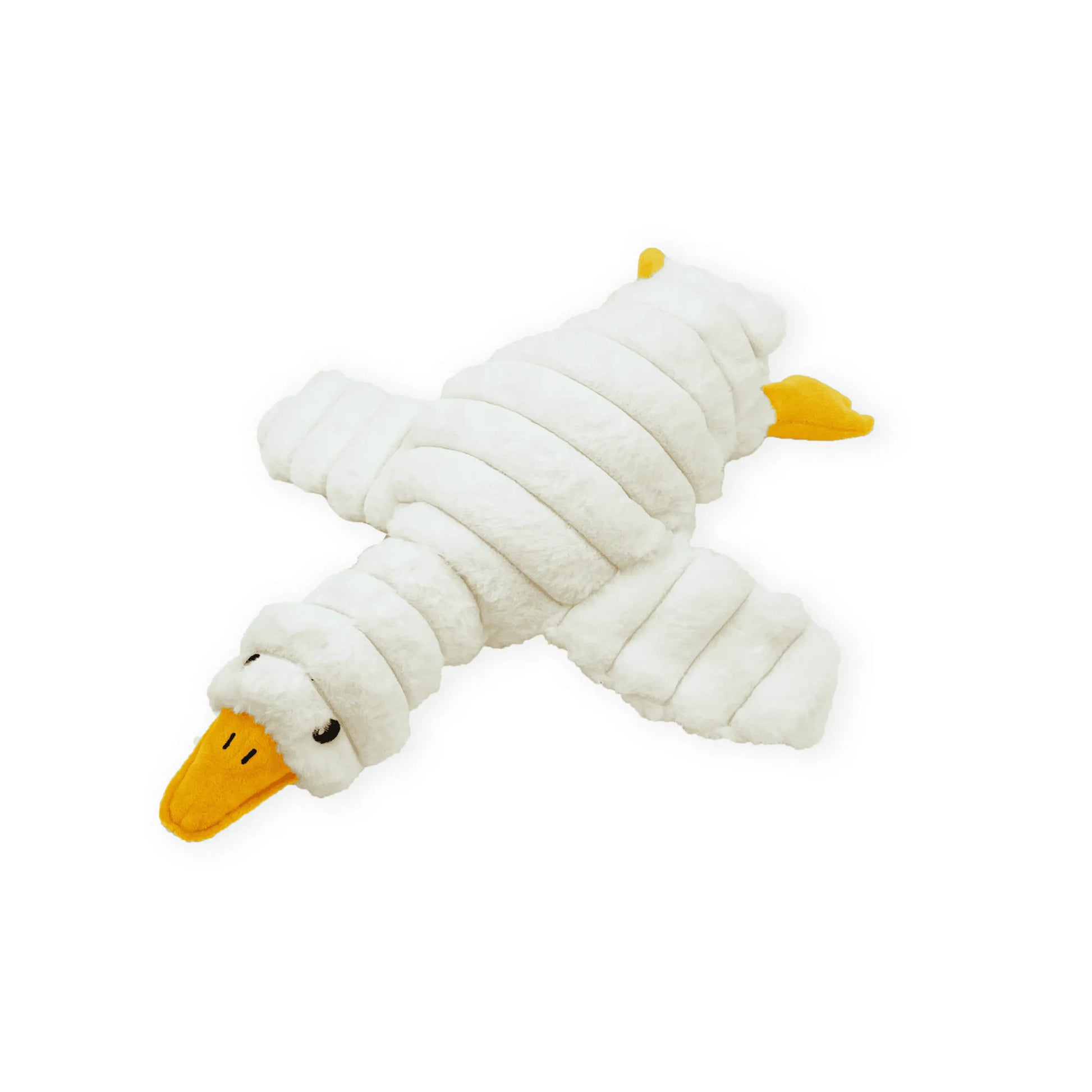 Quapas hondenknuffel gans van zacht pluche met pieper – hondenknuffel voor spelen en knuffelen