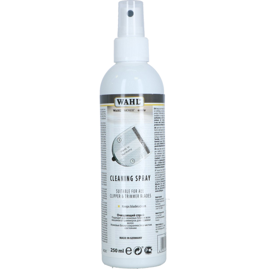 Wahl Cleaning Spray 250 ml – onderhoudsspray voor scheerkoppen van tondeuses