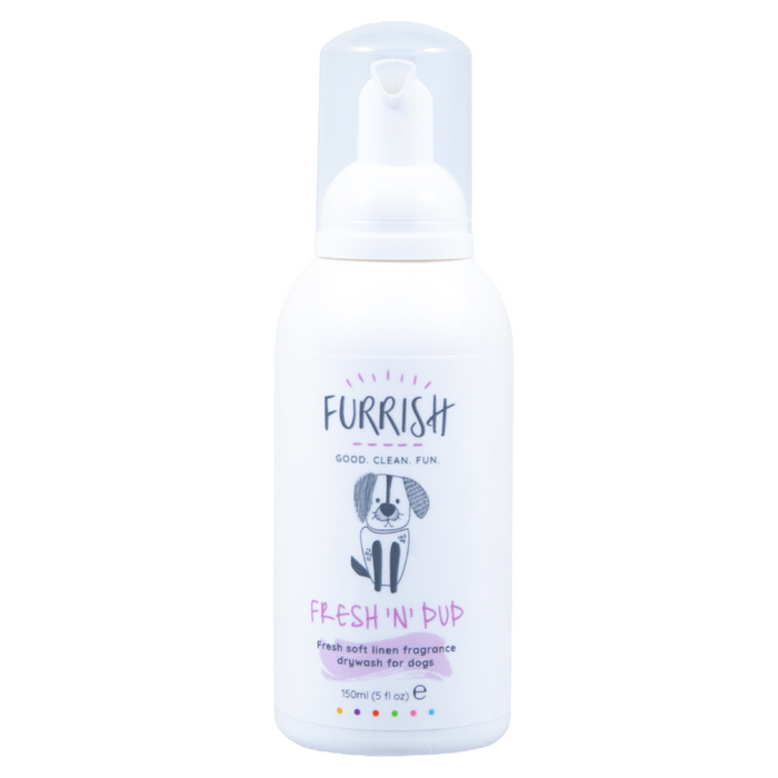 Furrish Fresh ’N’ Pup Dry Wash Shampoo 150 ml – Fris & zacht zonder bad