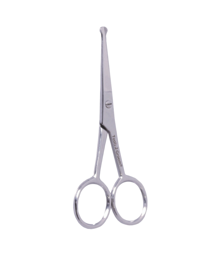 \Gebogen potenschaartje Sharp Edge 11 cm met stompe punt – ideaal voor knippen tussen voetzooltjes en tussen de tenen