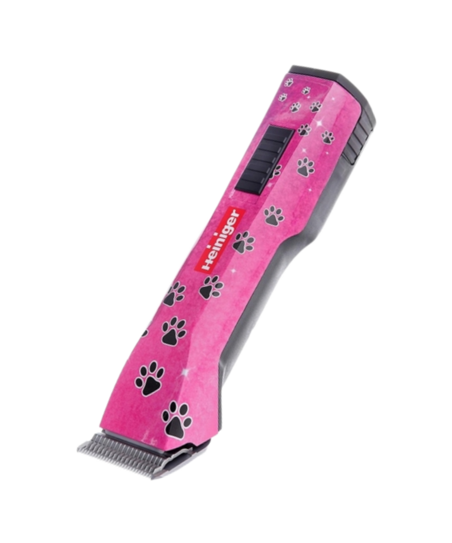 Heiniger Saphir Pink accu-tondeuse – 2 accu’s, 1,5 mm scheerkop, ergonomisch ontwerp in pink