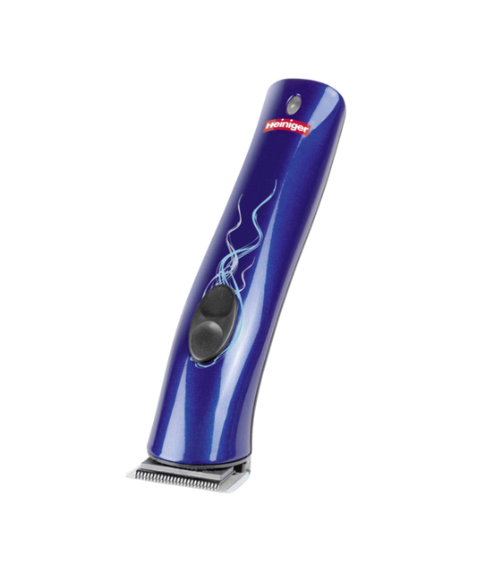 Heiniger Style Mini accu trimmer voor detailwerk bij honden met verstelbare opzetkam.