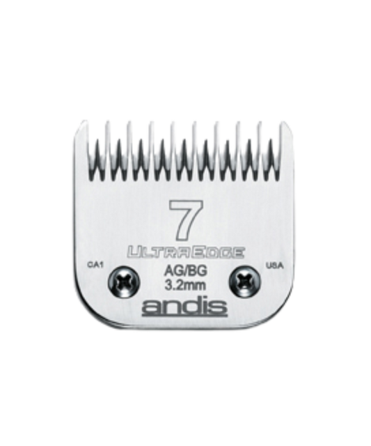 Andis scheerkop Size 7 (3,2 mm) – grof skip-tooth, Snap-On systeem, geschikt voor dikke of vervilte vacht