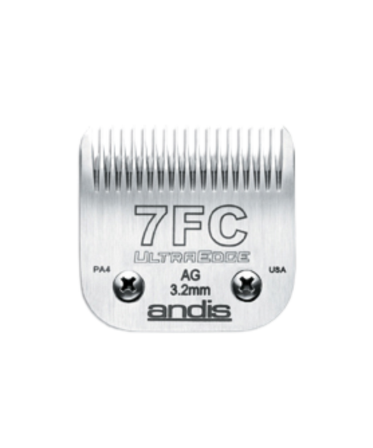 Andis scheerkop Size 7 FC (3,2 mm) – fijn getande Snap-On vervangkop voor honden- & kattenvacht