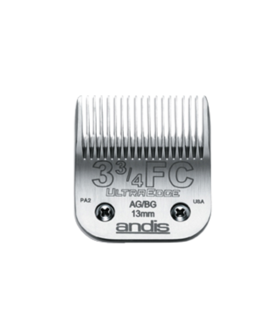 Andis scheerkop Size 3¾ FC – fijn getand 13 mm, Snap-On vervangkop voor nette vachtuitvoering