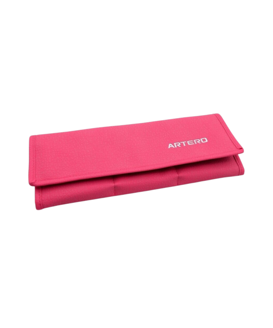 Roze etui voor tondeuse, scheerkop en scharen – stijlvolle opbergtas voor trimgereedschap
