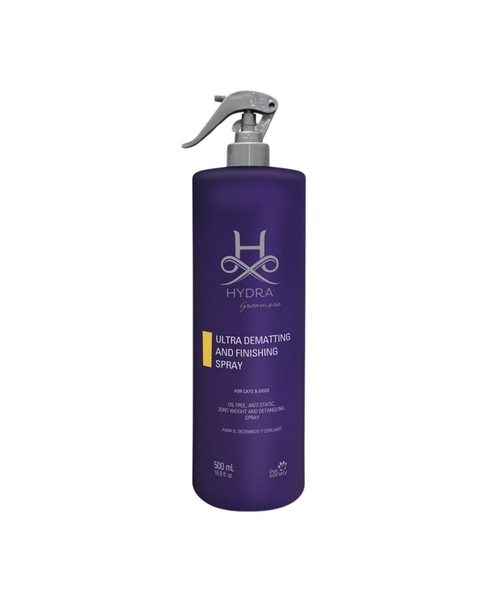 Hydra Ultra Dematting Finishing Spray 500 ml – Klitten vrij, glanzend & verzorgd