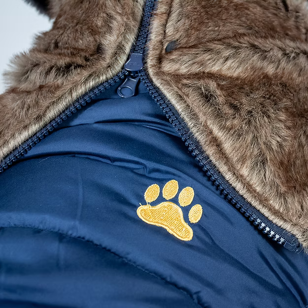 Hondenjas Puffer Blauw – Warm, wind- en waterbestendig