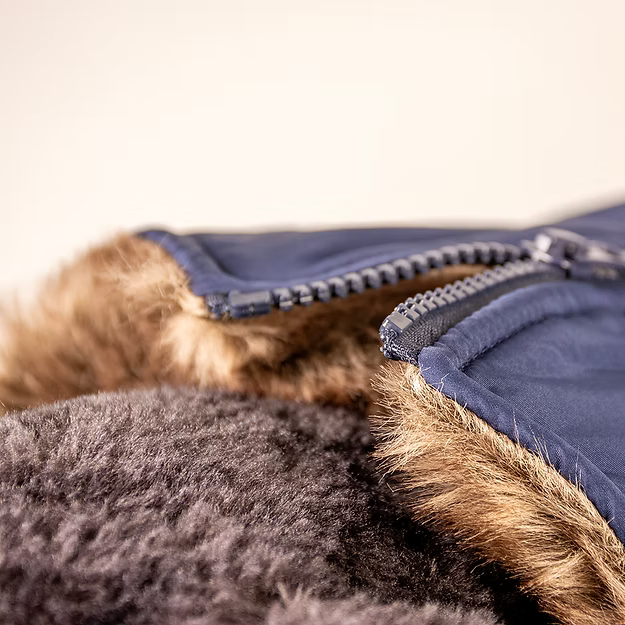 Hondenjas Puffer Blauw – Warm, wind- en waterbestendig