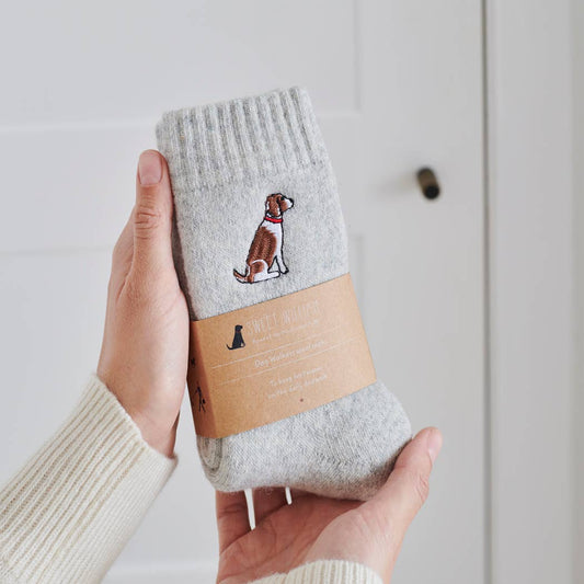Hondensokken – Dog Walking Socks met hondenprint, katoenmix, voor hondenliefhebbers